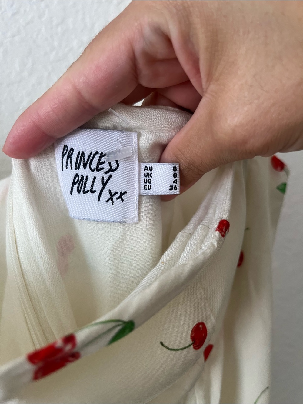 Princess Polly Rozalia Mini Cherry Dress Rosalia Size 4 Corset - Picture 5 of 6